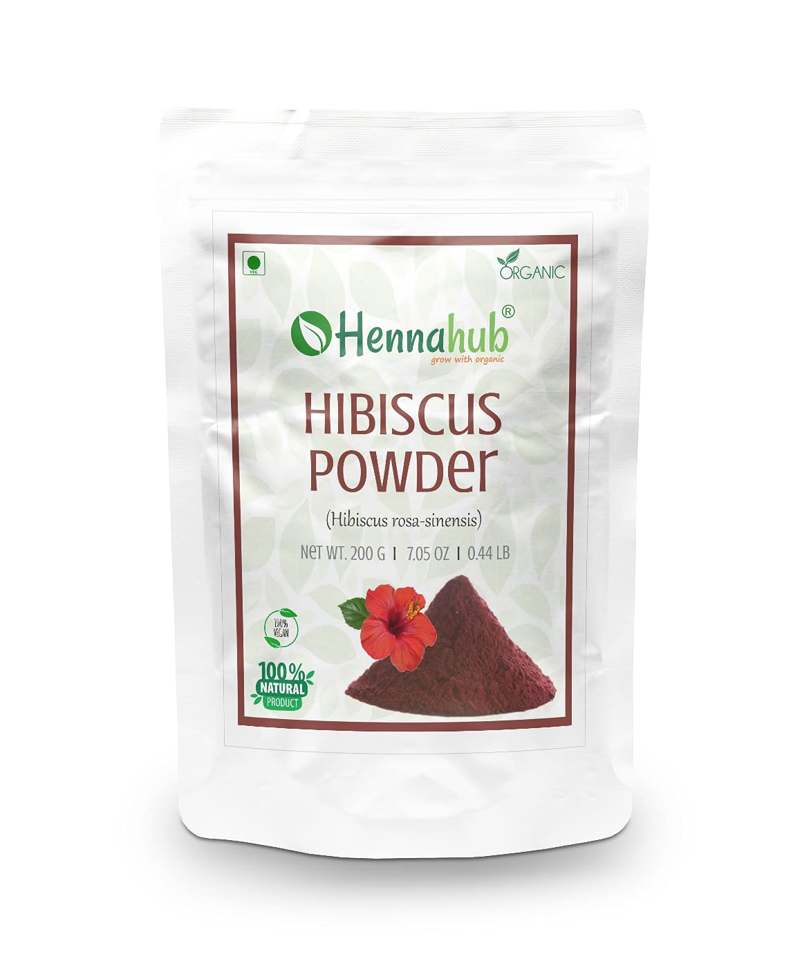 Hibiscus Powder 200g for Hair Mask Pack, Hair Care and Face Mask