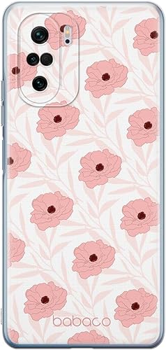 Caja del teléfono móvil del Grupo ERT para Xiaomi MI 11i/REDMI K40/K40 PRO/Poco F3/F3 PRO Patrón original y oficial Flores 017 adaptado a la forma