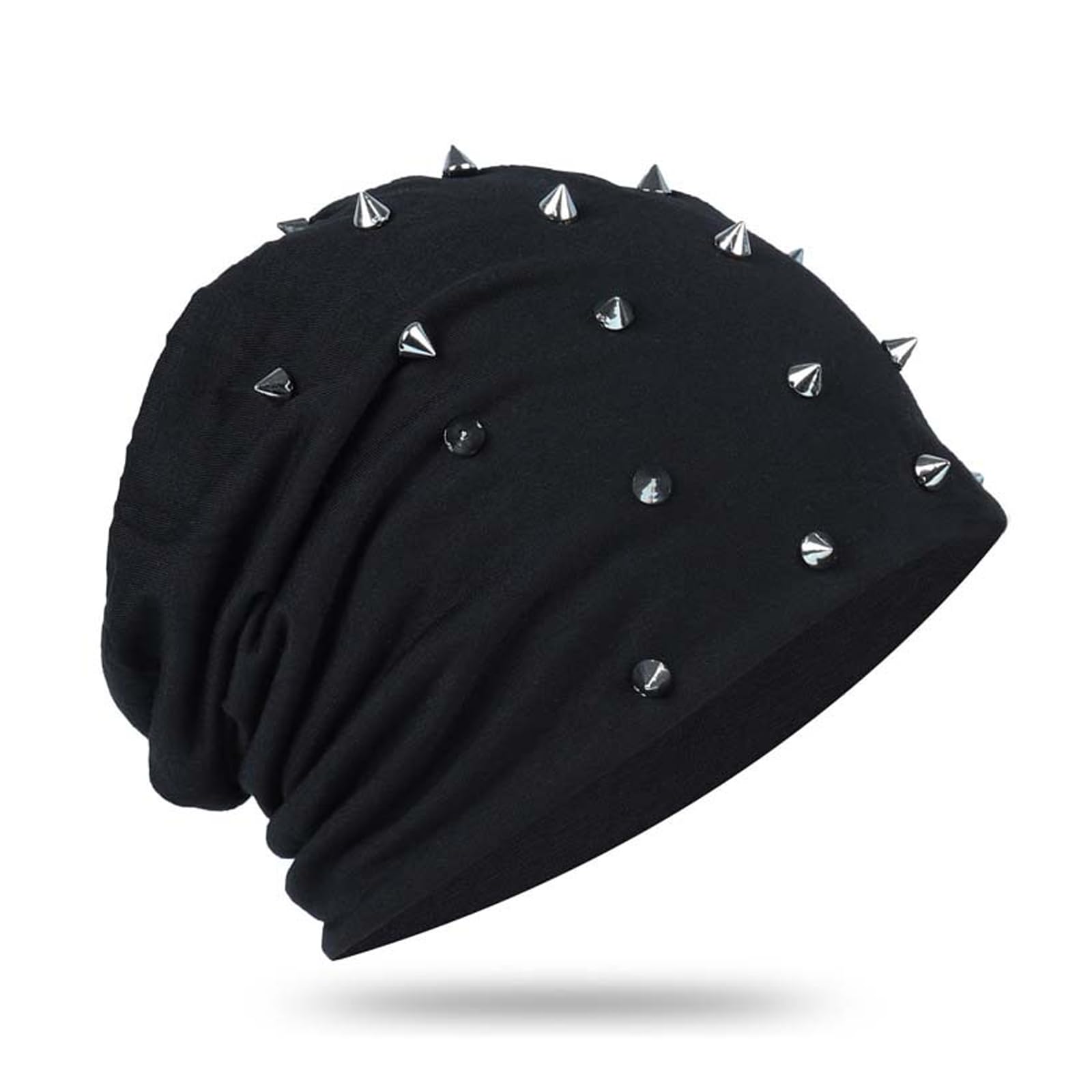 2 Stück Totenkopf-Strickmützen – Schwarz-weiße Beanie-Mützen Für Winter & Outdoor | Unisex & Warm