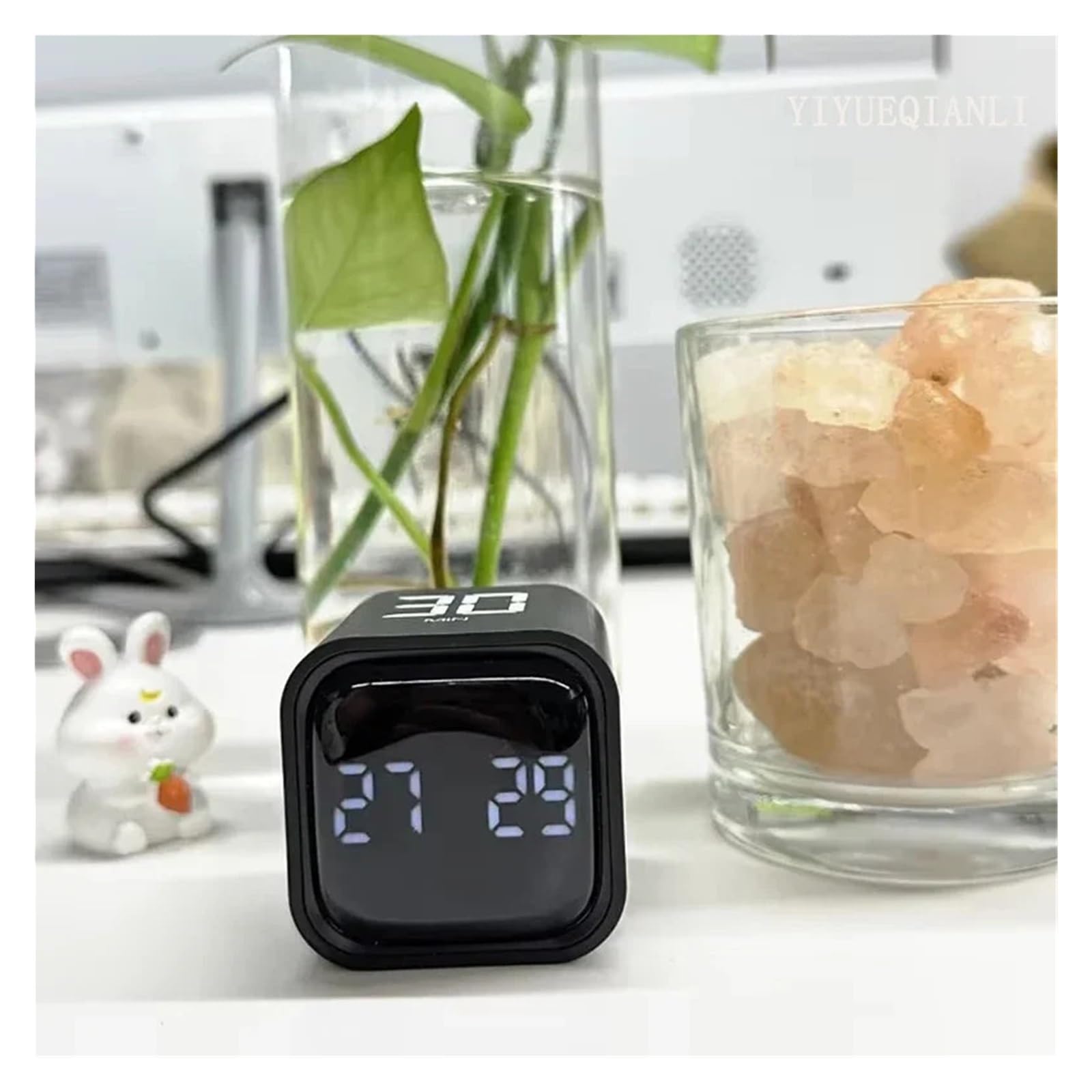 Timer odliczający, timer planujący, cyfrowy kuchenny, samowyzwalacz dla dzieci(A black)