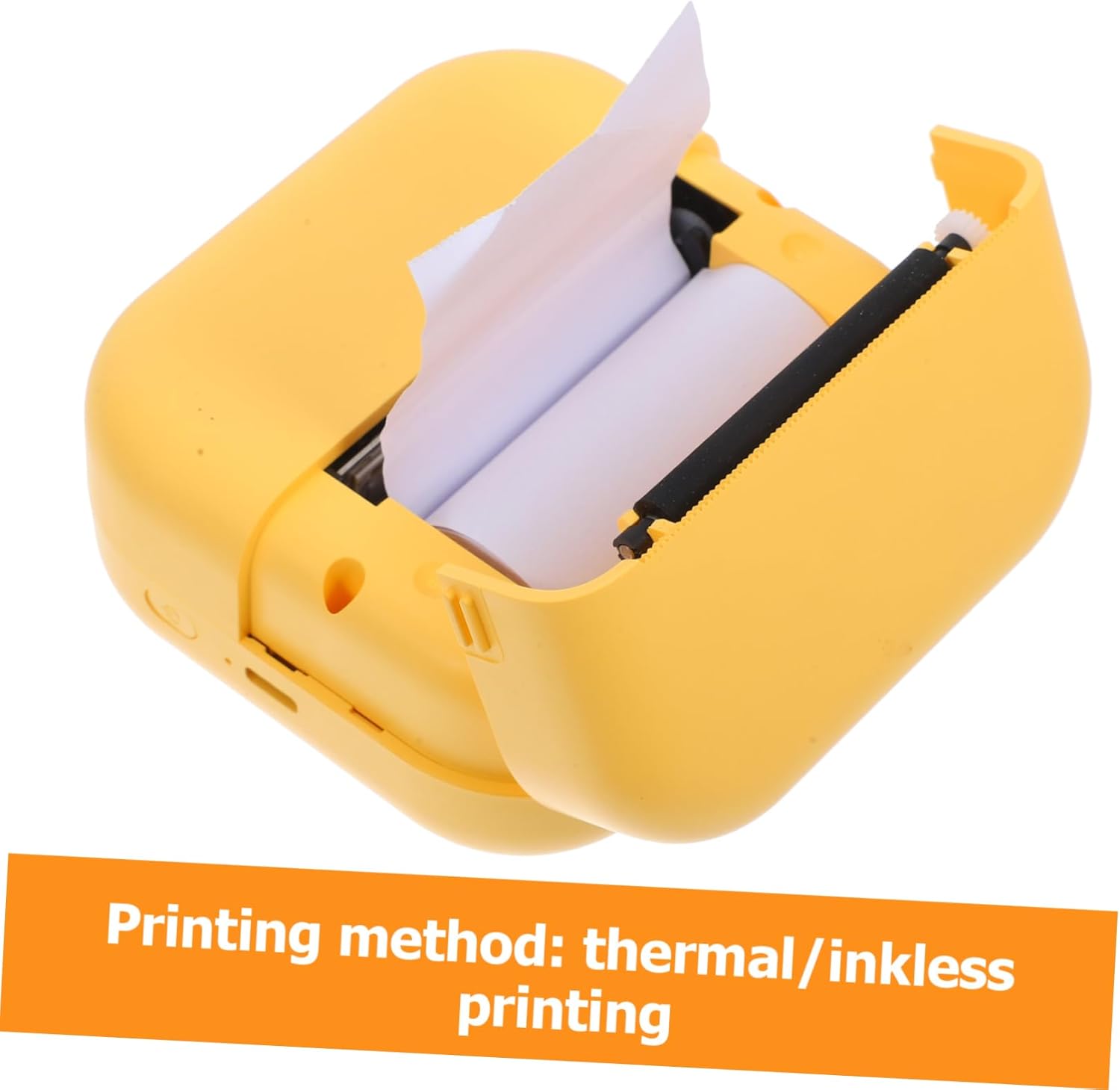 Zerodeko 1set Portable Mini Thermal Sticker Printer Kit of Thermal and Pens for Photos Memos Journals and Notes Compact and Easy to Use