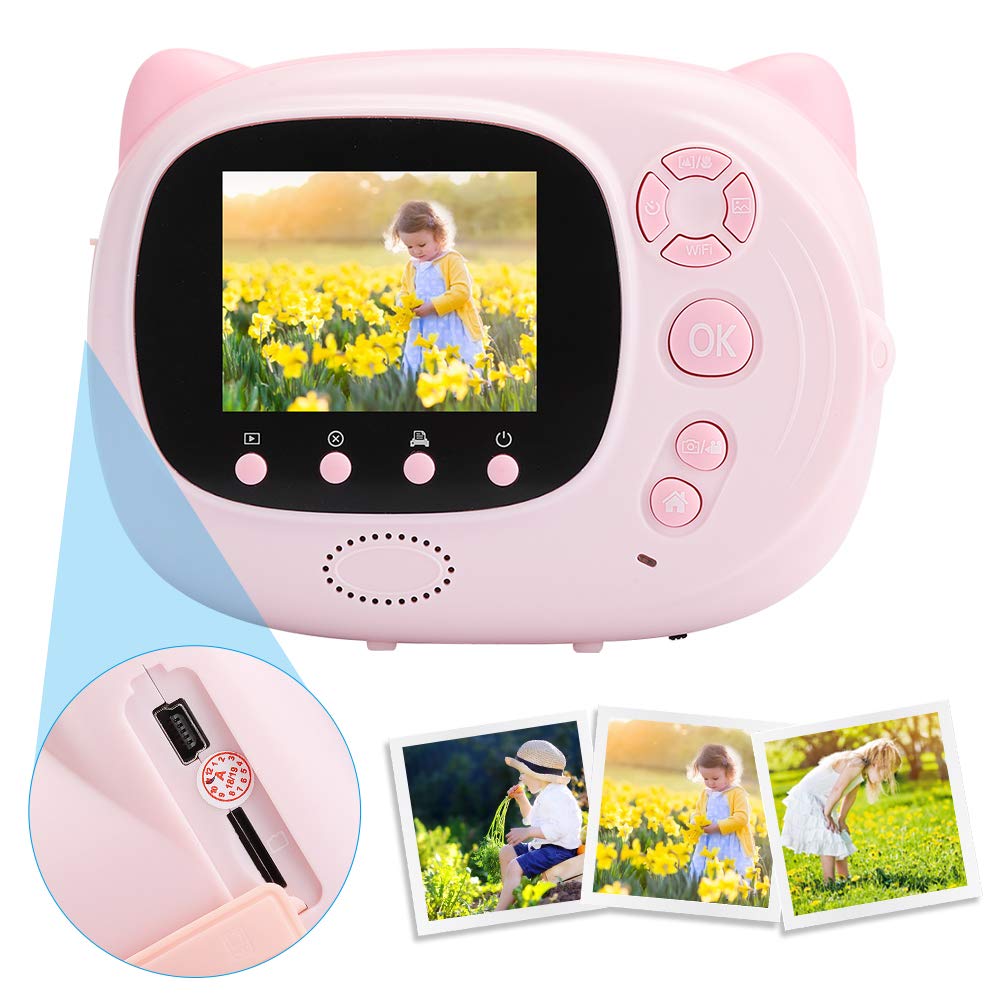 High Definition Kid Camera Cute Funny Printing for Children 2.4"
