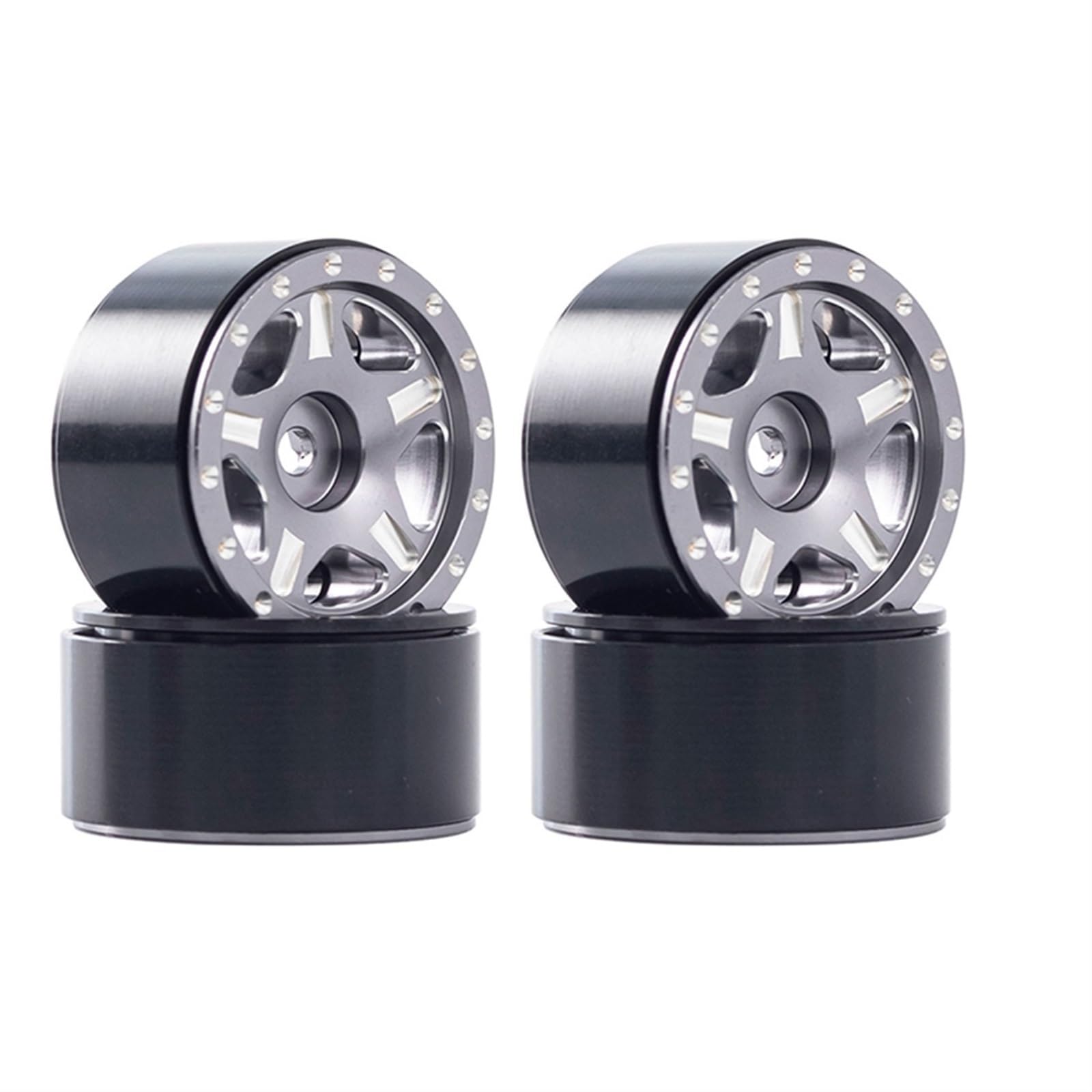 Compatibile Con AX24 Per Wrangler Per JLU Per Deadbolt C10 B17 Cerchi In Metallo Da 1.0 Pollici Pneumatici In Gomma Per 1/24 1/18 RC Crawler RC Pneumatico RC Car Ruota