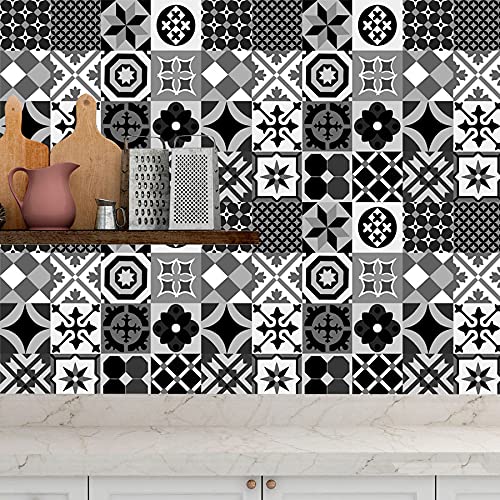 Papel de Parede Adesivo Autocolante Azulejo Lavável Para Cozinha