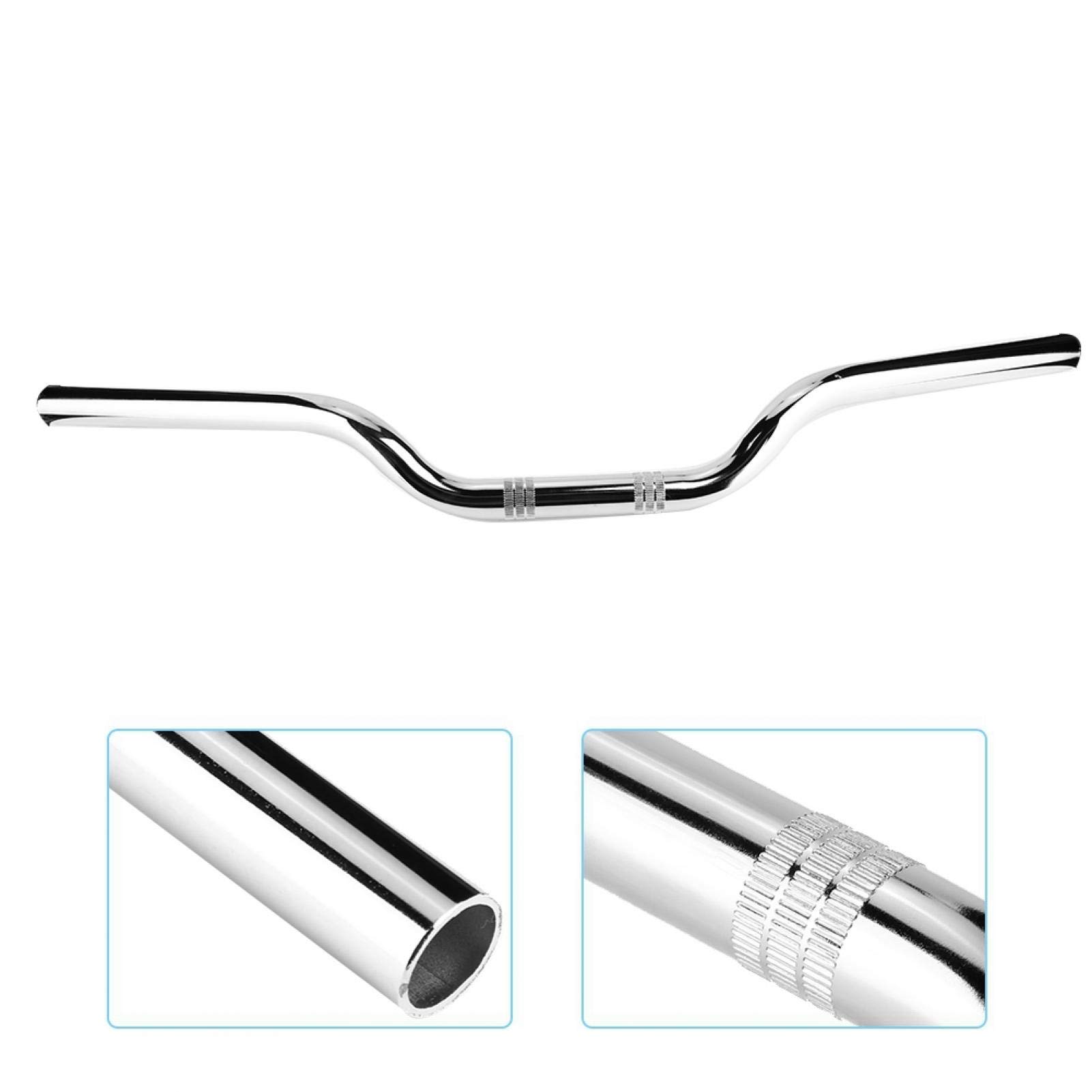 Manillar de Motocicleta Yctze 25 mm Apto para Sportster XL 883 1200 (Cromado) Acero Aleado