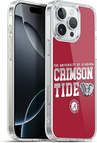 Miniatura 379 de Head Case Designs Funda de gel con logotipo oficial de la Universidad de Alabama UA [protección de grado militar] compatible con Apple iPhone 11