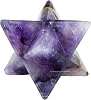 Amethyst Merkaba Crystal - 1.5 Inches 3D Metatrons Cube Crystal Merkaba