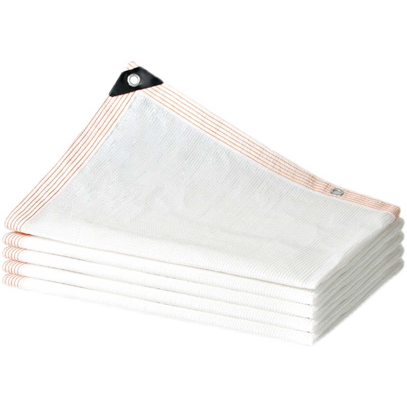 Rete parasole per giardino, serre e aiuole, protezione UV 80%, 4 x 9 m, con occhielli per piante e fiori