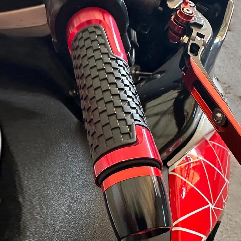 estremità manubrio Manopole Manubrio Moto Da 7/8" 22mm Tappi Terminali Manubrio Contrappeso Per SH 125 300 I SH125i SH300i SH125 SH300(Nero)