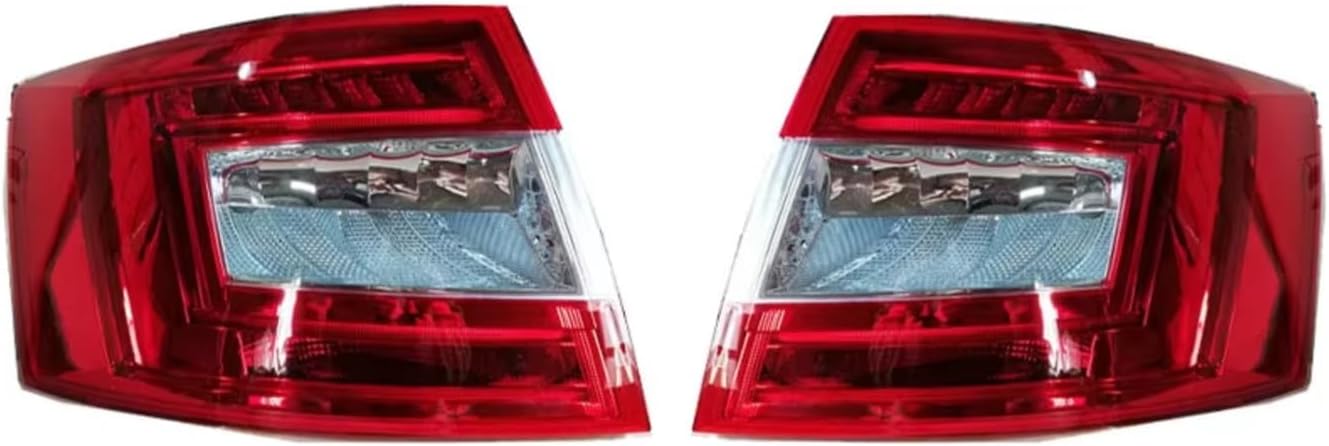 Rear Light Housing Compatible with Skoda Compatible with Octavia 2015 2016 2017 Car Rear Light Housings Brake Warning Lamp Housing Lamp Assembly Taillight Cover