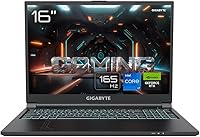 Gigabyte G6 KF 16 Gaming Laptop | Intel Core i7-13620H | 16GB RAM | 1TB SSD | Nvidia GeForce RTX 4060 8GB GDDR6 | 15 Colour Preset Backlit Keyboard | 1920 x 1200 165Hz Display | Windows 11 | Black