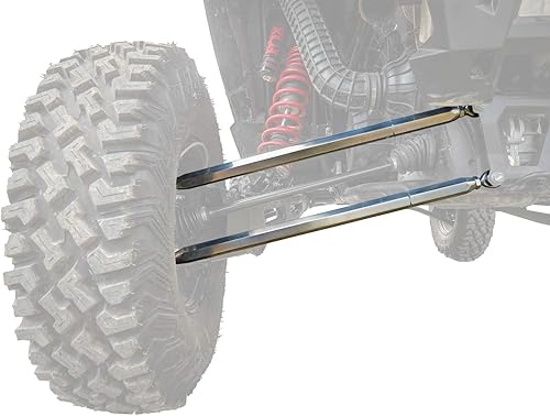 SuperATV Brazos de radio traseros de aluminio Billet para Polaris RZR XP Turbo S / S4 (2018+) | No funciona con parachoques traseros Polaris