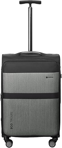 Carlton Yorkshire Sl | Check-in Trolley Bag, 69.5 Cm Medium Softsided Luggage | 8 Wheels, TSA Lock | Polyester | Premium S...