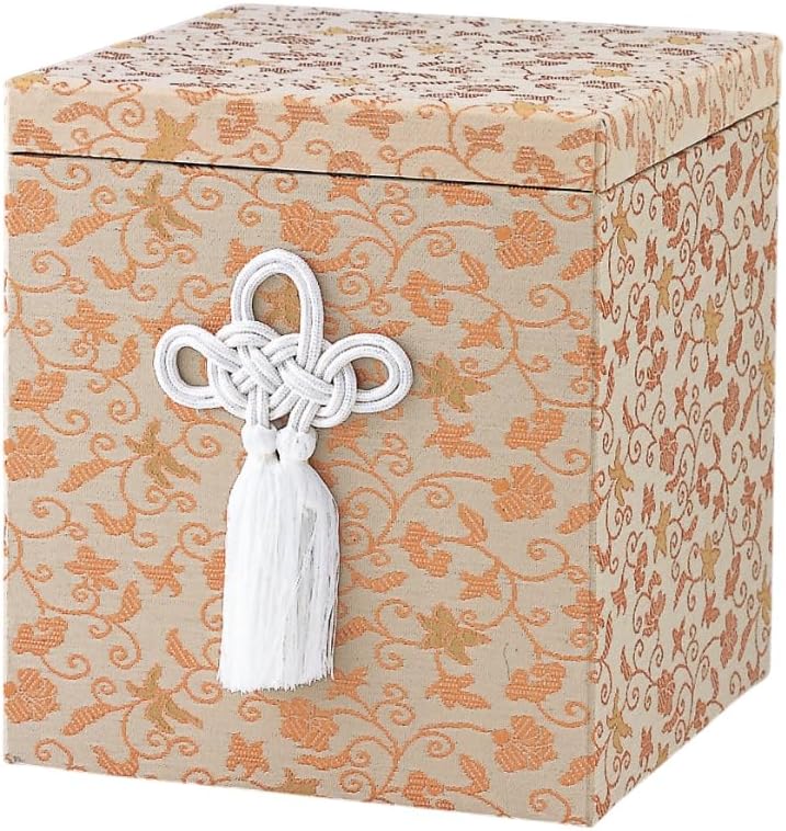 Uehiro Gold Box (Takese-Machi) [for 7 inch Urns] | Buddhist Altar Supplies, Hand Memorial Urn