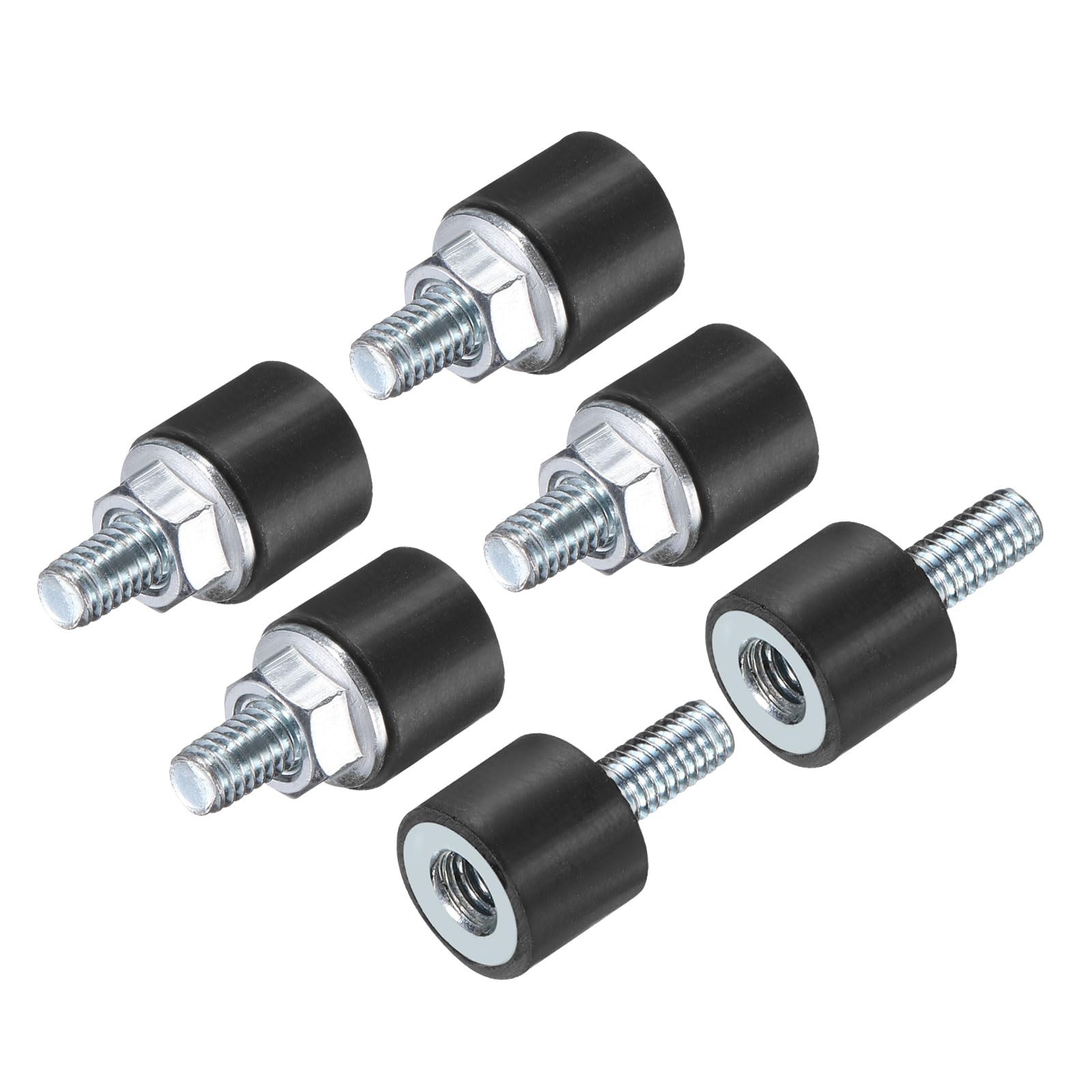 uxcell 4pcs M4x10mm Rubber Isolator Mounts with Studs 15x15mm — Amazon image 22