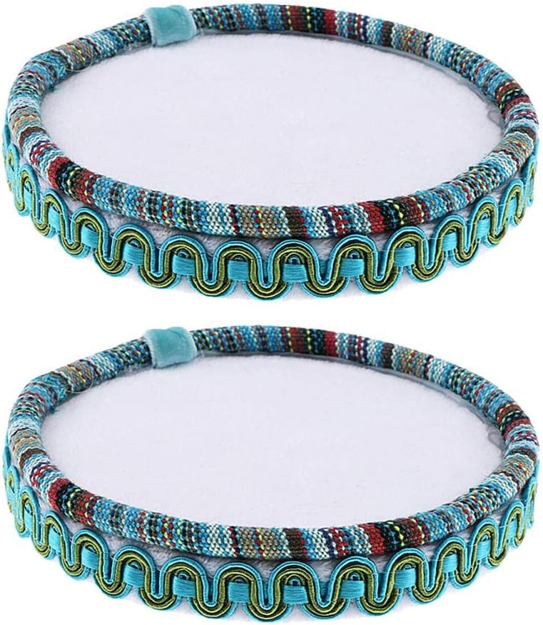 2Pcs Round Wooden Fabric Beading Board Tray Beading Mat Beads Organizer Tools for Jewelry Making Art DIY Crafts Supplies - 4.1inch Dia
