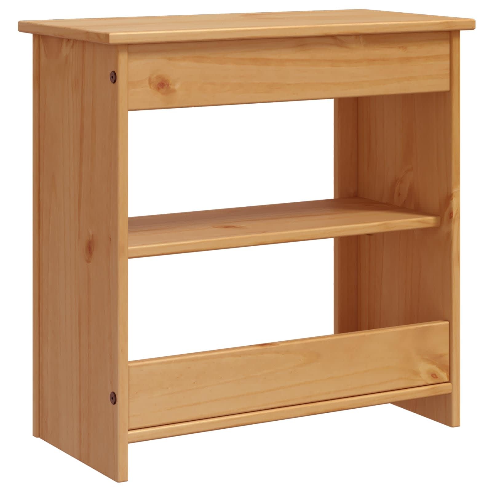 Panama - Armadietto per acquario, 60 x 30 x 60 cm, in legno di pino, con vano portaoggetti, colore: marrone