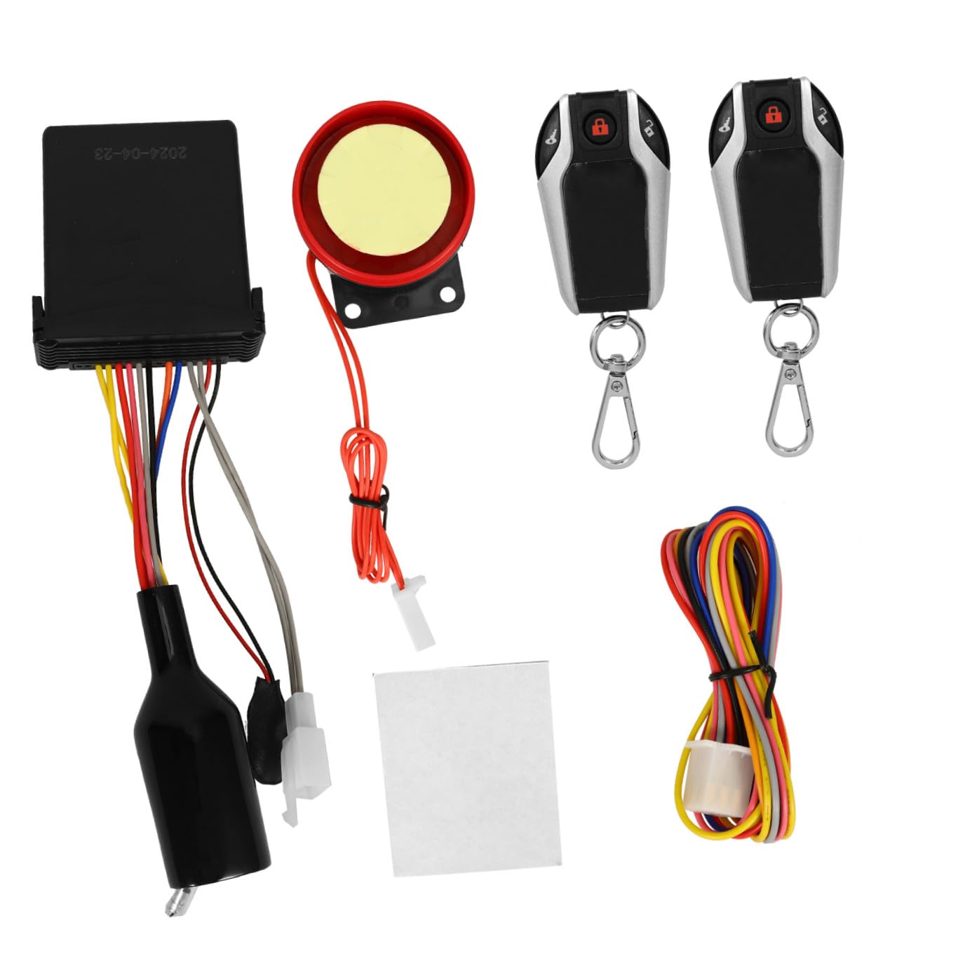 GARVALON Kit Antifurto per Moto con Avvio Remoto e Localizzatore Veicolo, Dispositivo di Sicurezza in Plastica con Telecomando, per Protezione Motociclistica