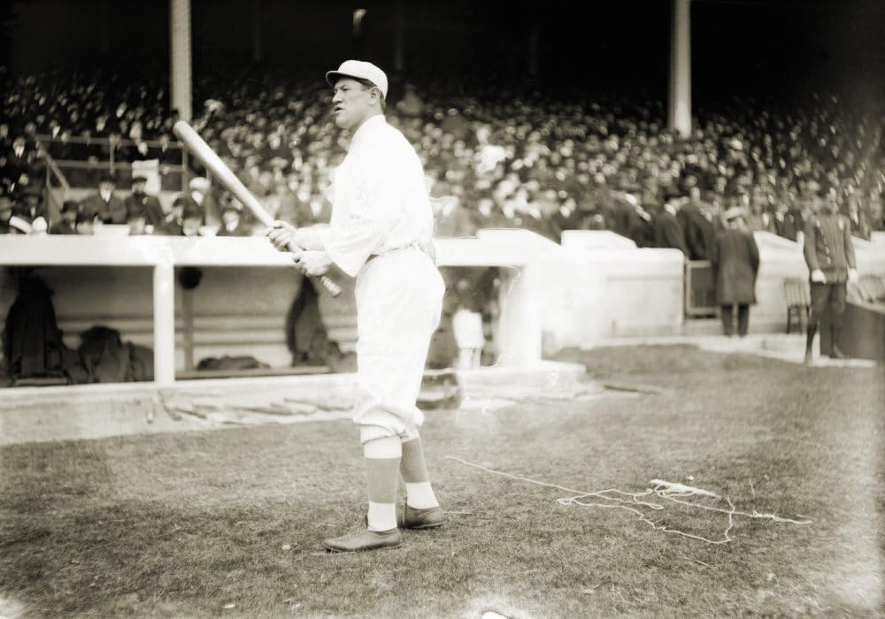 Jim Thorpe (1888-1953) Njames Francis Thorpe American Athlete Thorpe Playing Baseball For The New York Giants At The Polo Grounds 1913 Poster Print by (24 x 36)