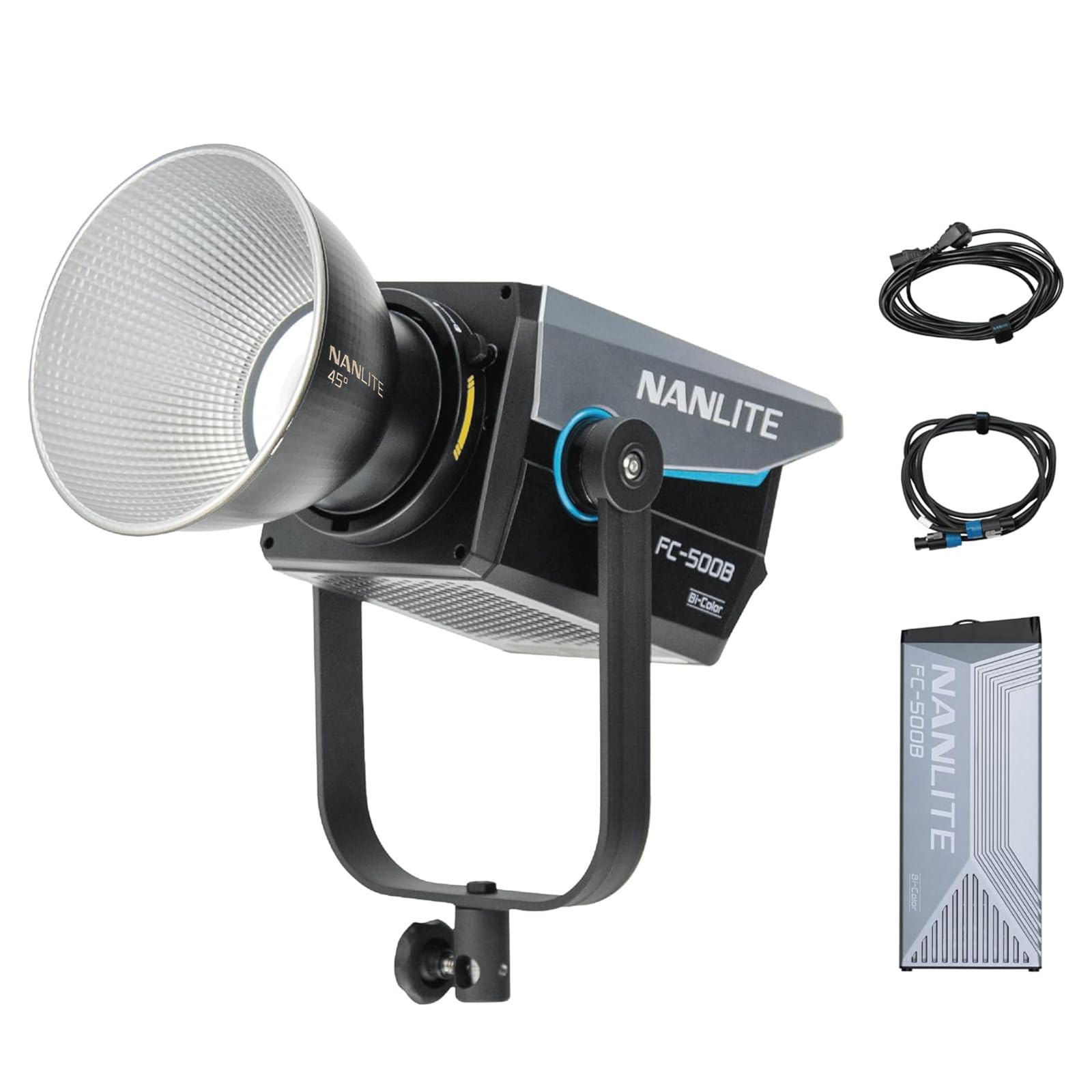 Amazon | NANLITE FC-500B 撮影用ライト 高出力520W 色温度2700-6500K