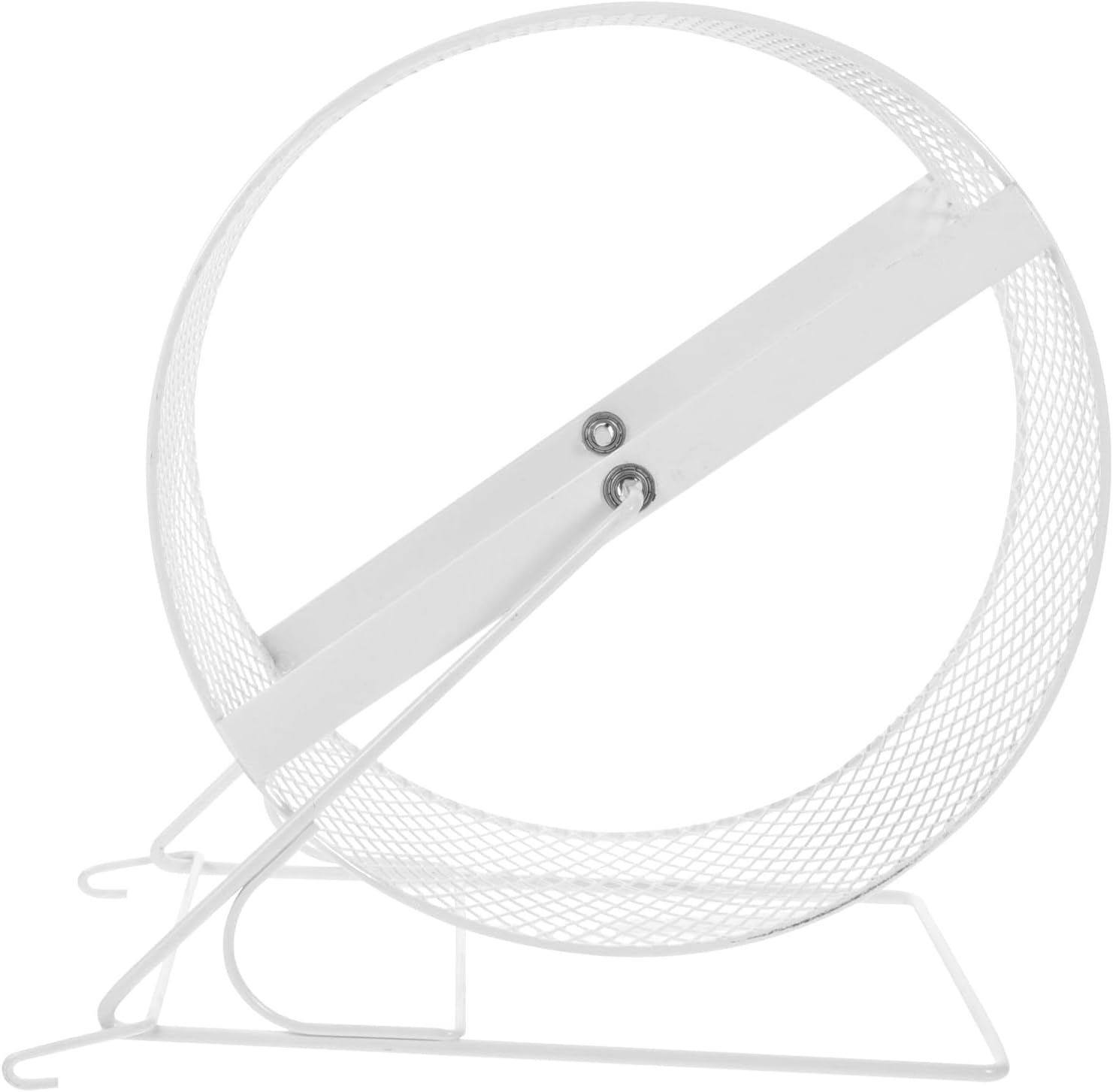 VICASKY Silent Iron Exercise Wheel for Hamsters and Squirrels, 32cm Running for Hedgehogs, Noise- Small Animal Fitness Accessory