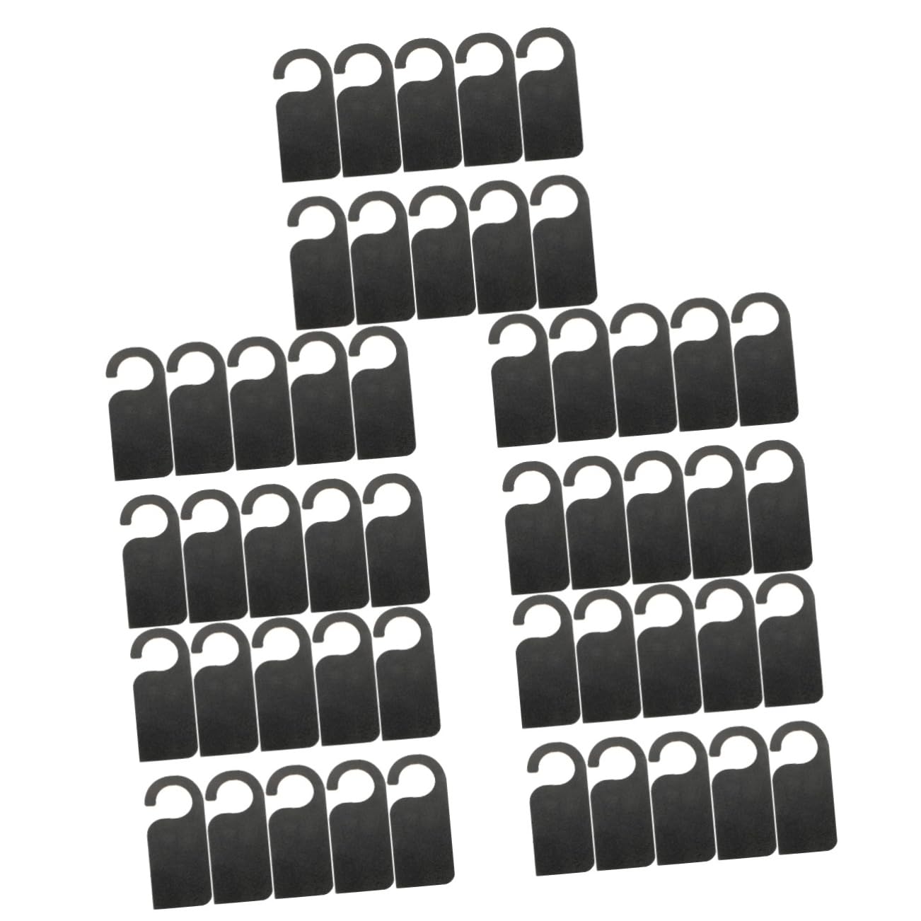 Zerodeko 5 Series Letrero De Puerta De Madera Hogar Colgante Junta Etiquetas De Colgadores De Puerta Etiquetas Para Colgar Puertas De Madera Colgando Carteles En Negro 10 Piezas X 5