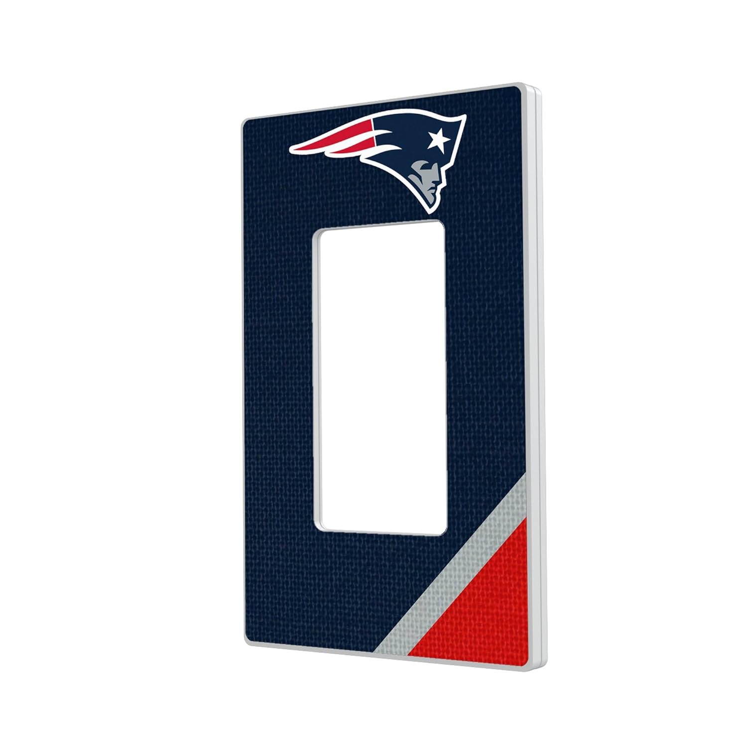 Buffalo Bills Diagonal Stripe Single Rocker Light Switch Plate