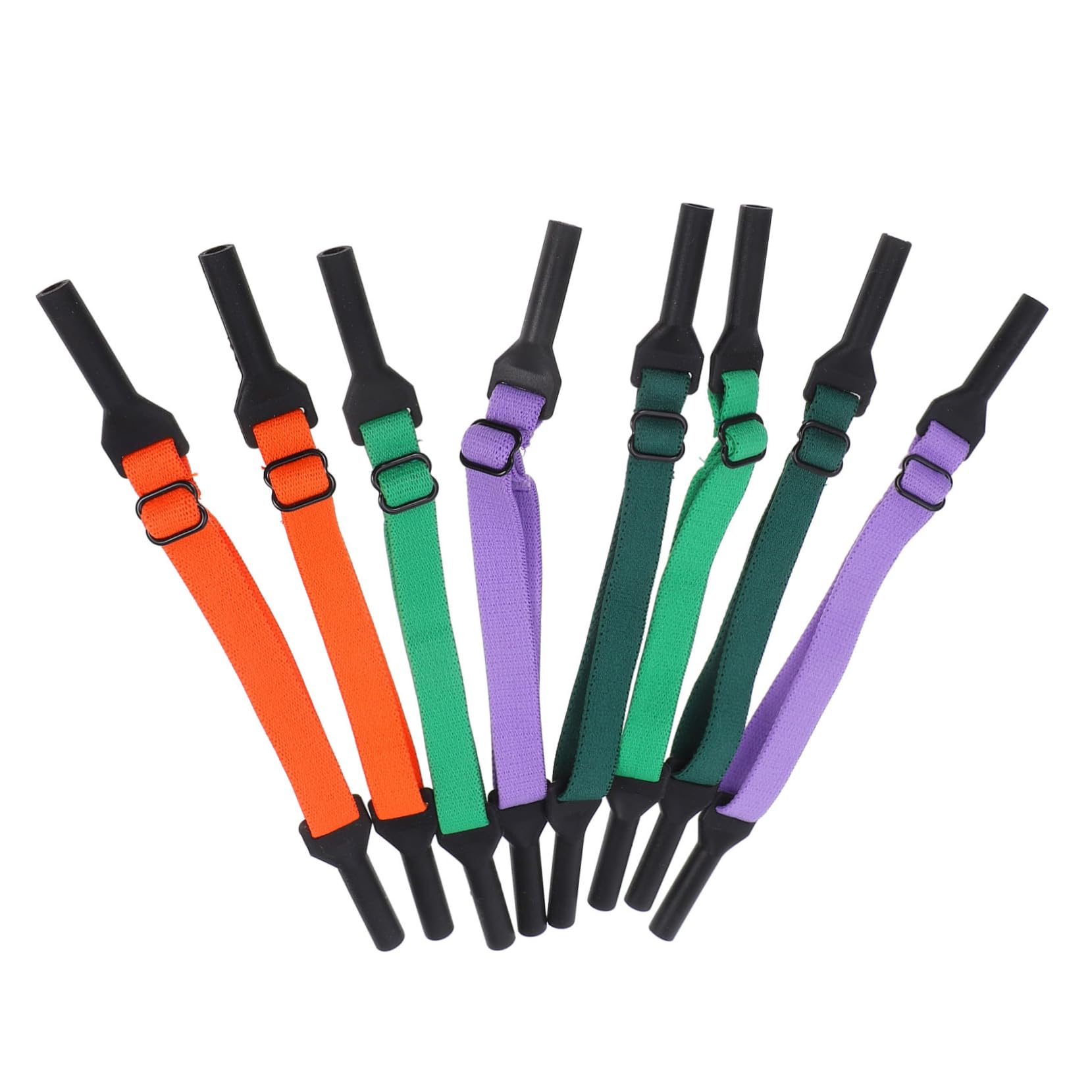 Mipcase 8pcs Boys and Girls Glasses Straps for Girls Toddler Eyeglasses Strap Bright Colorful Comfortable and Elastic for Children