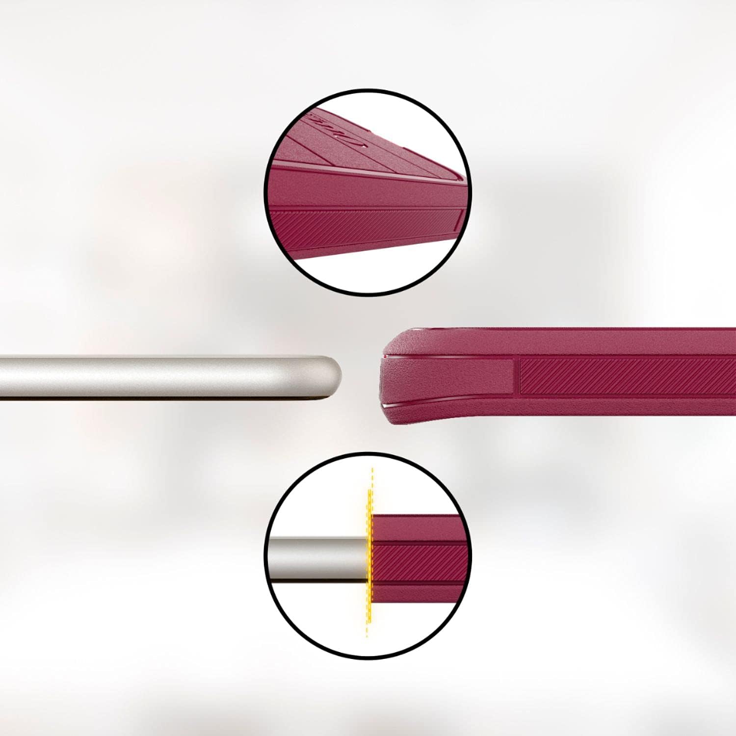 OtterBox Defender Series Case for iPhone 12 & iPhone 12 Pro (Only) - Case Only - Microbial Defense Protection - Non-Retail Packaging - Berry Potion (Raspberry Wine/Boysenberry) - Image 4