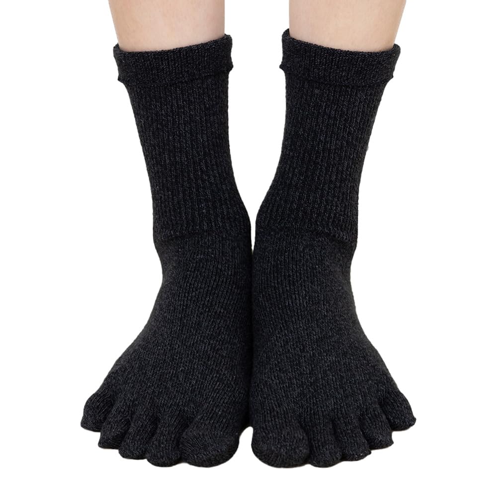 Amazon.co.jp: [ラサンテ] 5本指ソックス クルー 【30633】 22-24cm