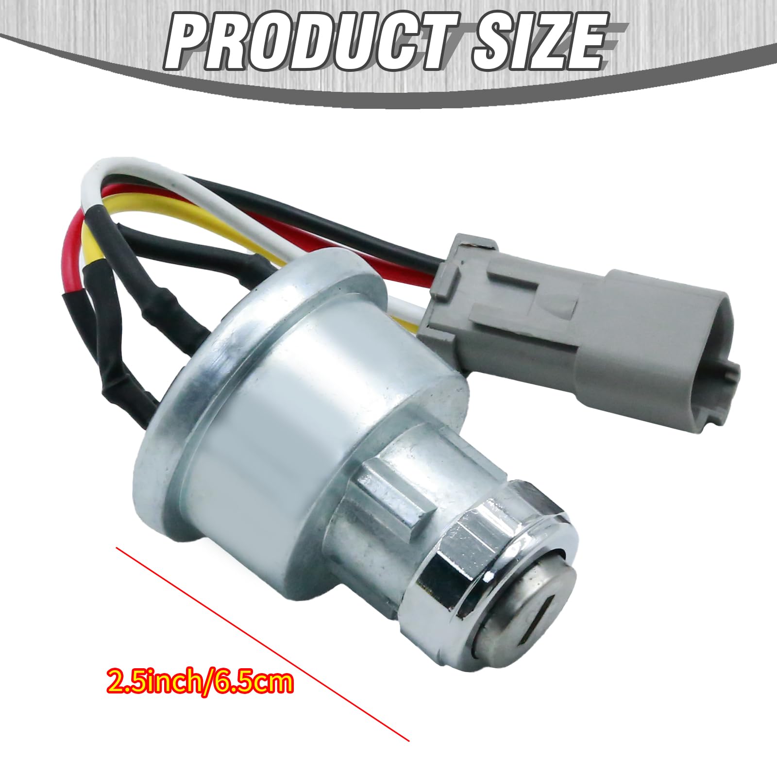 Hoypeyfiy 142-8858 Ignition Switch Assembly with 2 Keys, Ignition