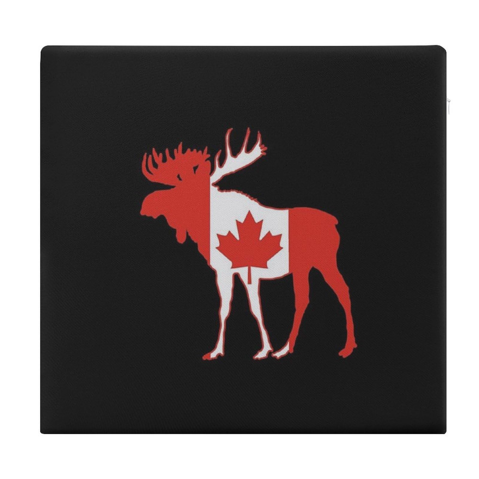 JZemdybill Chair Pad, Canada Deer Seat Pad, Square Chair Cushion for Yoga Living Room Balcony