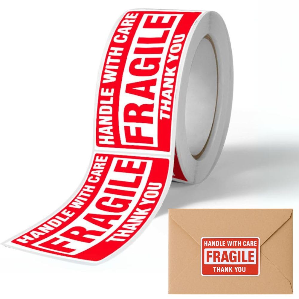 Amazon.co.jp: ケアマークシール 赤 ロール 250枚 45mm×25mm 大容量