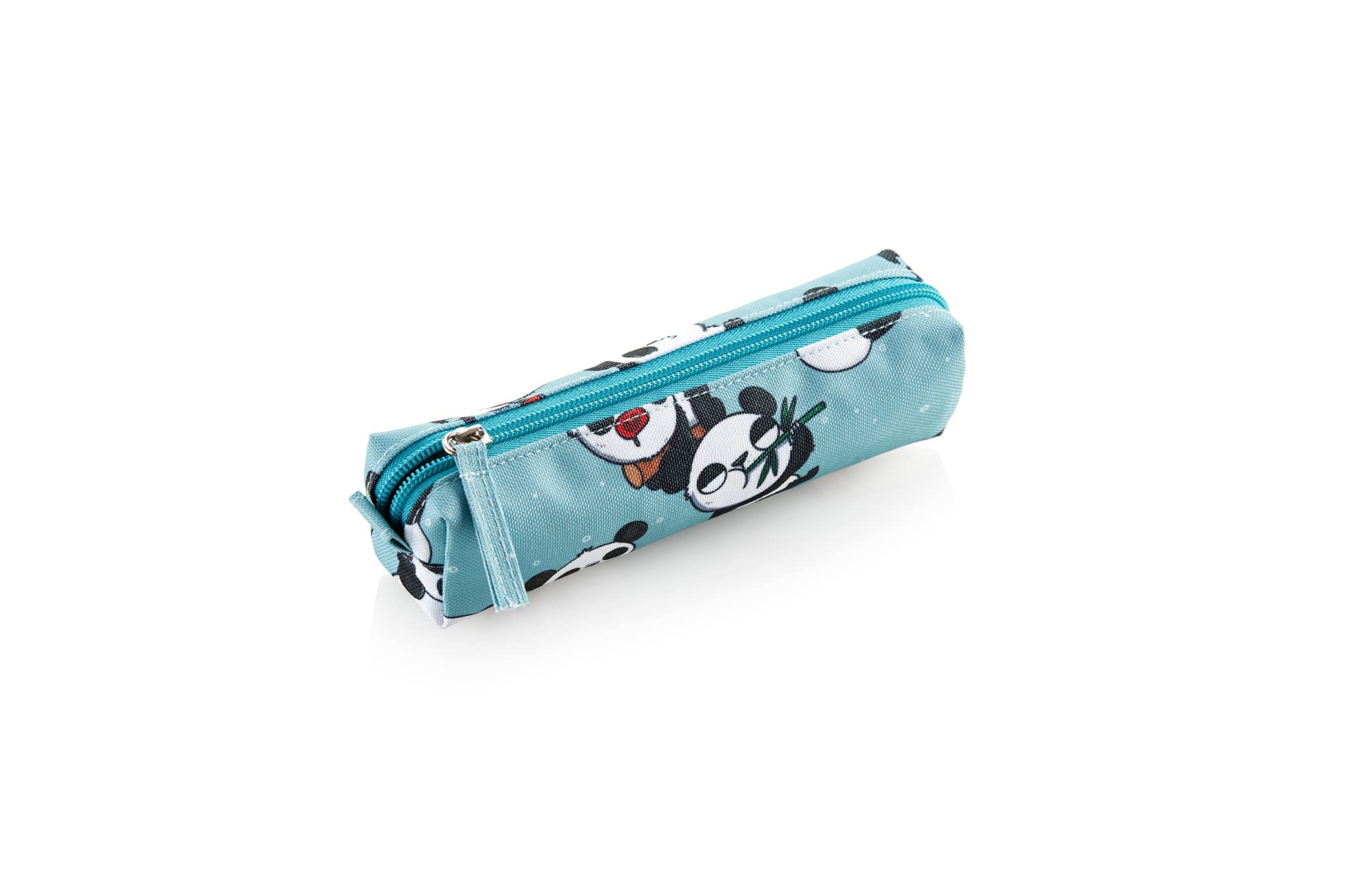 Miquelrius, Mini Pencil Case, Size 190 x 50 x 50 mm, Zip Closure, No Soy Panda Collection, Light Blue, Pequeño