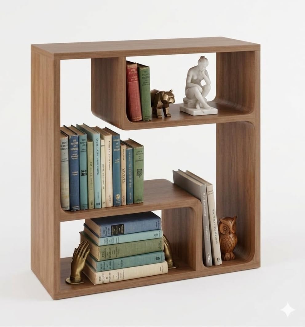 Classic Elegant WALL Mounted Rack with 2 Compartment Suitable for Home Decor-image-33