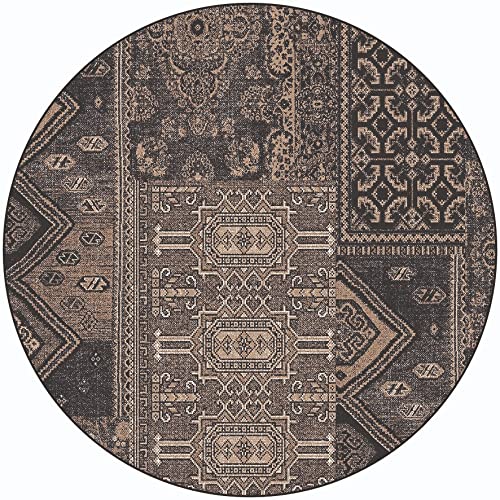 Tapis Smuq Népal 100 cm Ø protégez vos parquets avec style et douceur