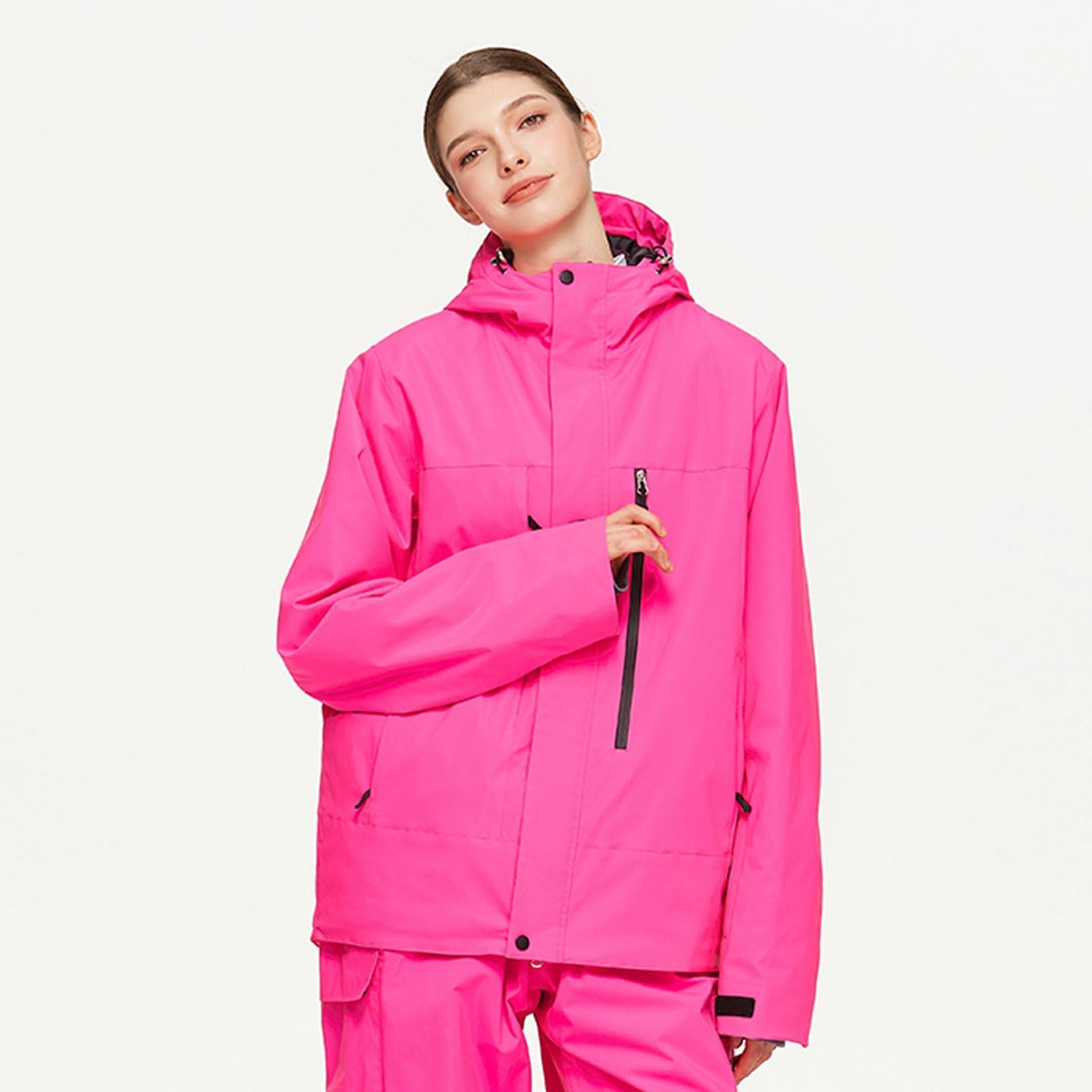 ARCTIC QUEEN Men and Women Ski Jacket Waterproof Windproof Outdoor Snowboarding Coat