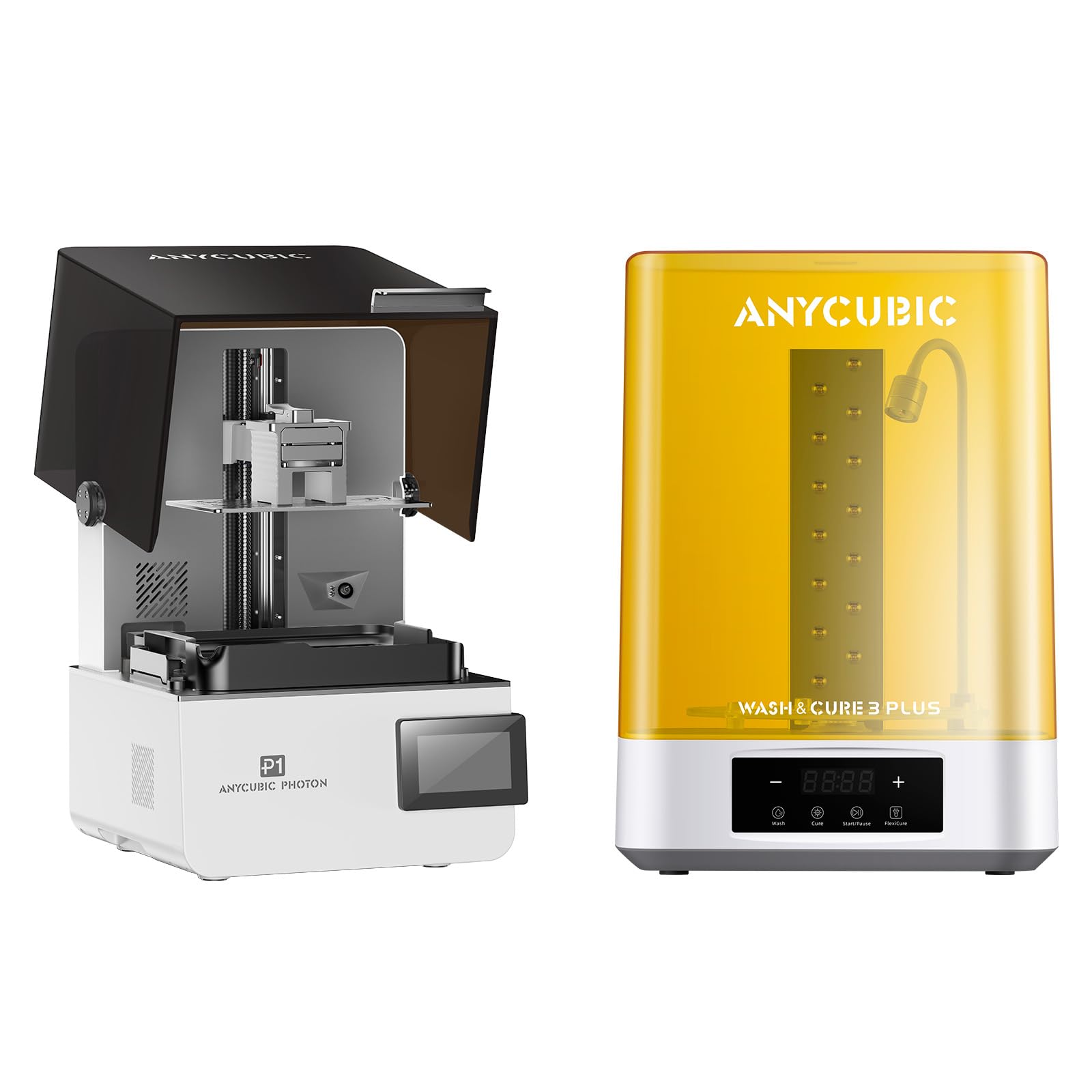 ANYCUBIC Photon P1 and Wash and Cure 3 Plus Station Resin 3D