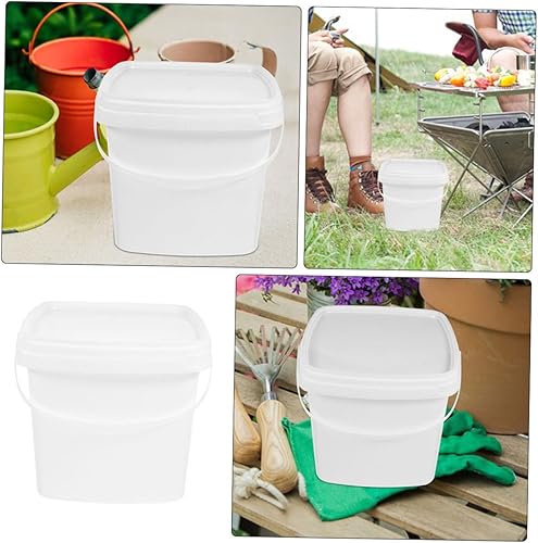 Miniatura 9 de PRETYZOOM Cubo Congelador Contenedor de alimentos Latas de pintura vacías Latas de almacenamiento de pintura Contenedor de agua Contenedor de agua