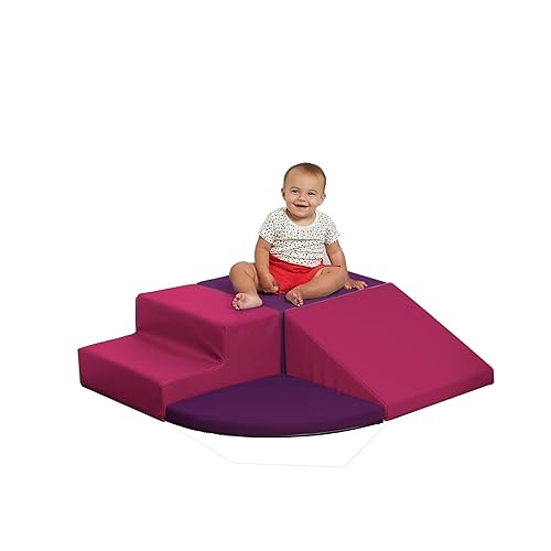 SoftScape - Escalador de esquina para niños pequeños, estructura de juego activo para interiores para niños pequeños y niños, espuma suave segura
