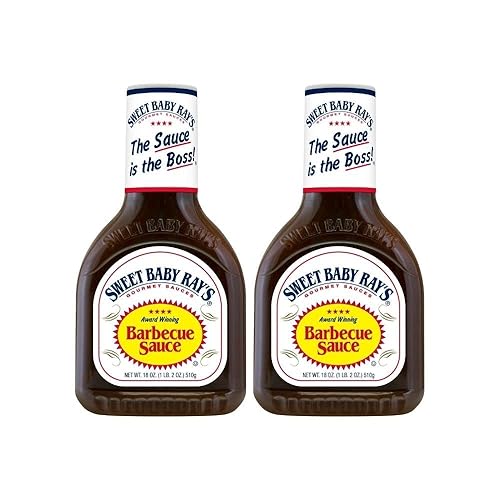 LJJ Sweet Baby Rays BBQ Sauce, 18 Oz (2 Pack)