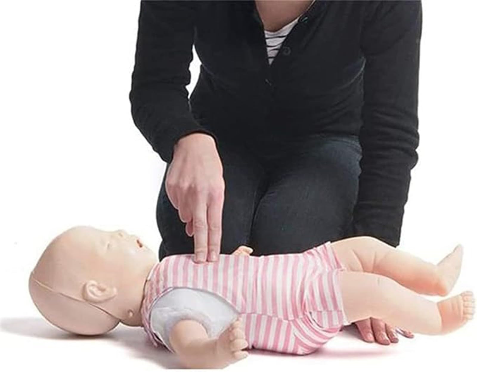 Modèle de réanimation cardio-pulmonaire pour nourrissons, mannequin de formation aux premiers secours, mannequin de formation pour l'enseignement et la formation A