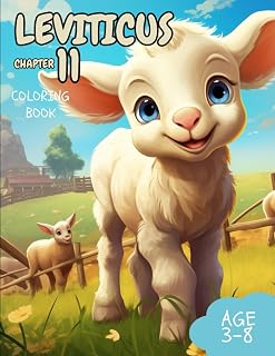 Leviticus Chapter 11 Coloring book: Awesome Israelite Coloring book for Children ages 3-8