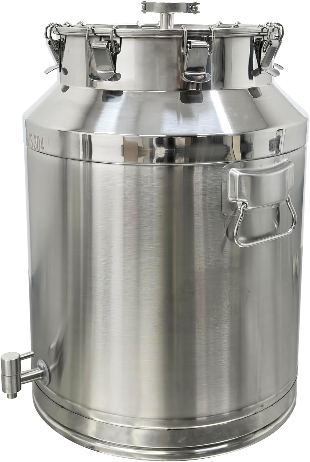 64L Fermentation Tank Stainless Steel Beer Brew Fermenter with Faucet Brewing Equipment for Wine Beer Wine Making, High Sealing Performance