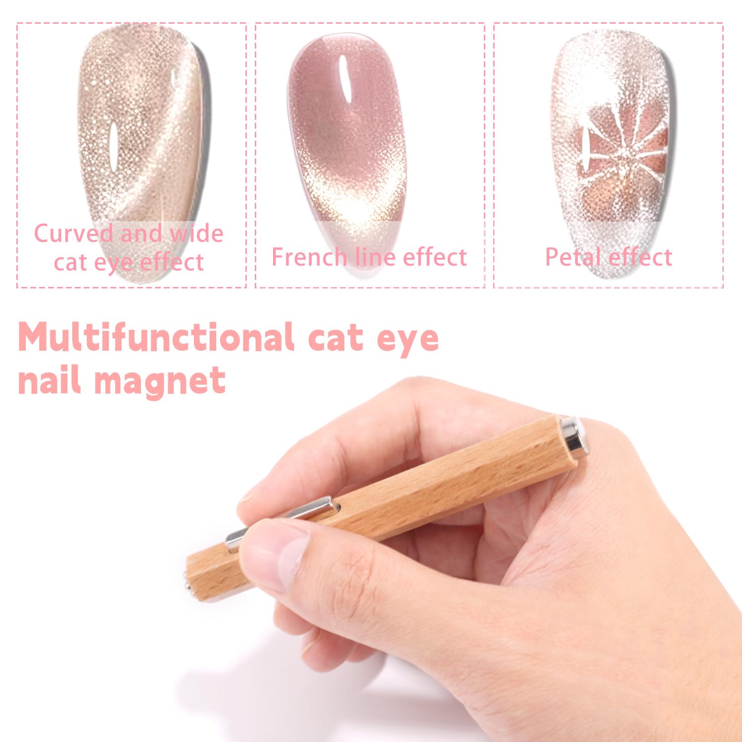 Tinoaly 3 in 1 Cat Eye Nail Magnet - Image 4