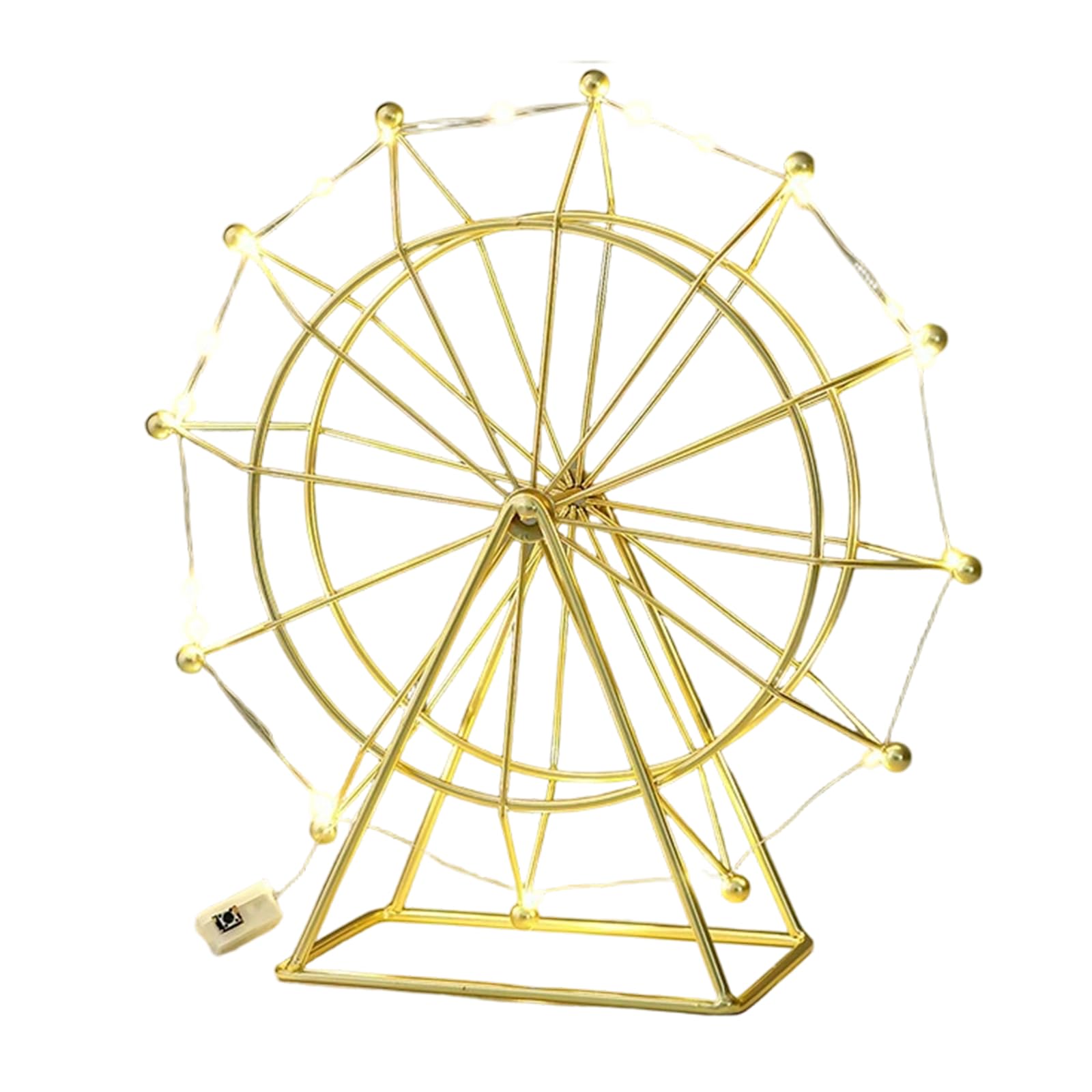 ordinarYone Iron Ferrises Wheel Home Decors Accents Ferrises Wheel Bookshelfs Decors Ornament Art Sculpture Housewarmings
