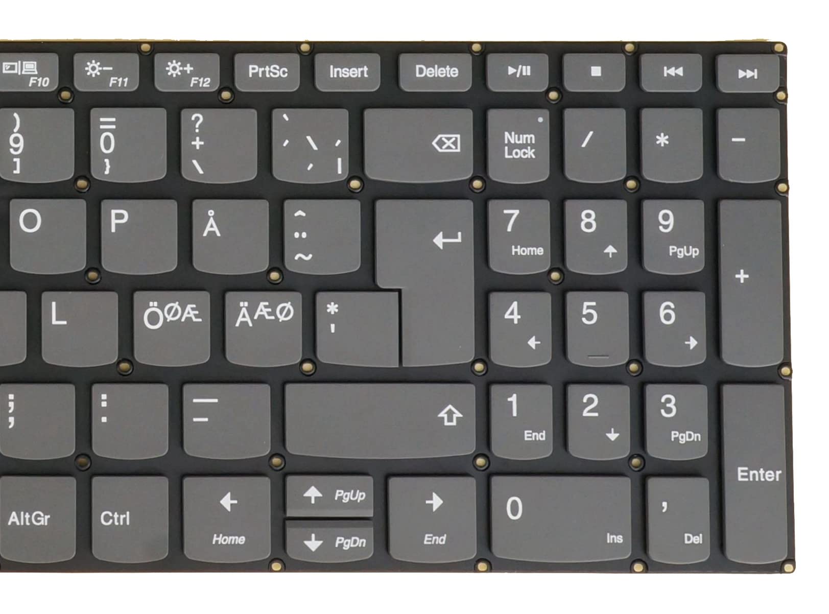 Amazon.com: Scandinavian Nordic Keyboard for Lenovo Ideapad 330s