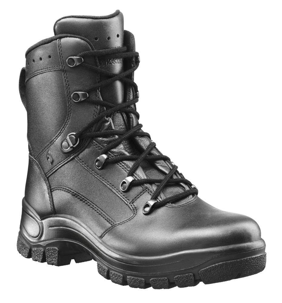 HAIX Airpower P7 High Winter Black Tactical Boots For Men - With Climate System, Anti Slip And Waterproof Tactical Shoes For Police, Paratrooper And More