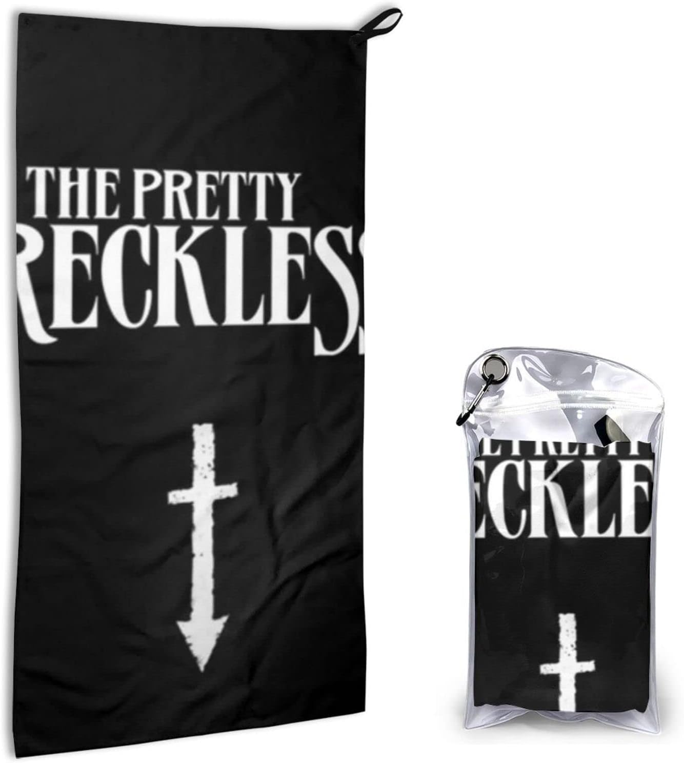 The Pretty Reckless 速乾タオル 超吸水 柔らかい 色褪せない 防臭 高い耐久性 軽量 旅行タオル 旅行 バスタオル 80x40cm 梅雨対策 湿気 ランキングtop10 水泳 スポーツ 収納袋付き 家庭用