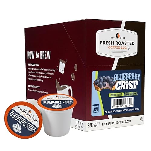 Miniatura 188 de Fresh Roasted Coffee, Tostado italiano, oscuro, 96 cápsulas para cafeteras K Cup